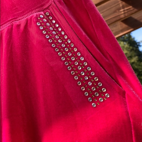 Beautiful pink velour track suit - Picture 4 of 16